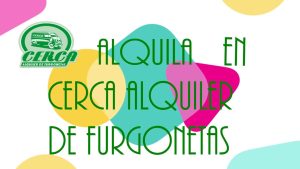 alquiler de furgonetas sin conductor